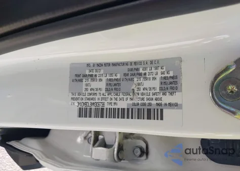 2021 Mazda Cx-30 Premium из США, поврежденный, VIN 3MVDMBDL8MM309738